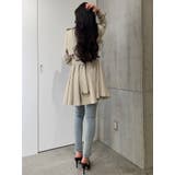 ダブルブレスト フレアトレンチコート | GYDA | 詳細画像14