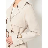 ダブルブレスト フレアトレンチコート | GYDA | 詳細画像20