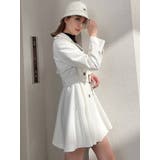 ダブルブレスト フレアトレンチコート | GYDA | 詳細画像3