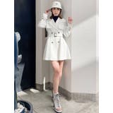 ダブルブレスト フレアトレンチコート | GYDA | 詳細画像7