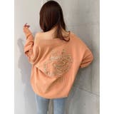マンダリン | BUNNY FACE Vネックルーズスウェットトップス | GYDA