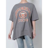 ライトグレー | LOS ANGELES BACKレースアップTシャツ | GYDA