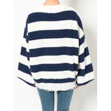 ボーダー LOOSEニットカーディガン | GYDA | 詳細画像32 