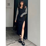 バックオープンテレコリブワンピース | GYDA | 詳細画像5