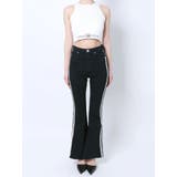 ハイウエスト2ラインフレアカラーパンツ | GYDA | 詳細画像27