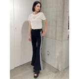 ハイウエスト2ラインフレアカラーパンツ | GYDA | 詳細画像6