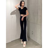 ハイウエスト2ラインフレアカラーパンツ | GYDA | 詳細画像9