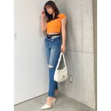 H/W GYDA SLEEK KNEEダメージデザインデニムパンツ | GYDA | 詳細画像10