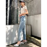 H/W GYDA SLEEK KNEEダメージデザインデニムパンツ | GYDA | 詳細画像4