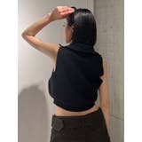ハーフZIPノースリニットTOPS | GYDA | 詳細画像11 