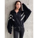 2LINE LOGOテープハーフZIP TOPS | GYDA | 詳細画像20
