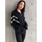 2LINE LOGOテープハーフZIP TOPS | GYDA | 詳細画像21