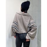 2LINE LOGOテープハーフZIP TOPS | GYDA | 詳細画像33