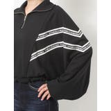 2LINE LOGOテープハーフZIP TOPS | GYDA | 詳細画像44