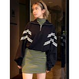 ブラック | 2LINE LOGOテープハーフZIP TOPS | GYDA