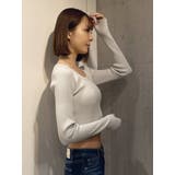 GLITTERリブニット TOPS | GYDA | 詳細画像6 