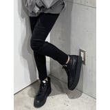 ブラック | 【厚底】PLATFORM ソール ハイカットスニーカー | GYDA