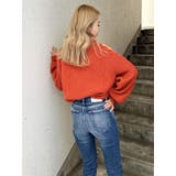 オフタートル オフショル ニット トップス | GYDA | 詳細画像45 