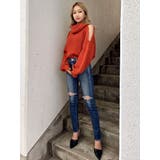 オフタートル オフショル ニット トップス | GYDA | 詳細画像47 