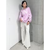 ハイウエスト ダメージカラー ワイドパンツ | GYDA | 詳細画像11