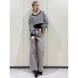 ハイウエスト ダメージカラー ワイドパンツ | GYDA | 詳細画像12