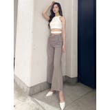 ハイウエスト ダメージカラー ワイドパンツ | GYDA | 詳細画像17