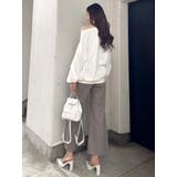 ハイウエスト ダメージカラー ワイドパンツ | GYDA | 詳細画像20