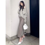 ハイウエスト ダメージカラー ワイドパンツ | GYDA | 詳細画像21