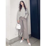 ハイウエスト ダメージカラー ワイドパンツ | GYDA | 詳細画像22