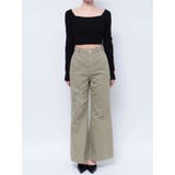 ハイウエスト ダメージカラー ワイドパンツ | GYDA | 詳細画像30