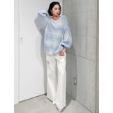 ハイウエスト ダメージカラー ワイドパンツ | GYDA | 詳細画像5