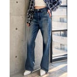 ハイウエスト HIGH-END WIDEデニムパンツ | GYDA | 詳細画像1