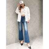 ハイウエスト HIGH-END WIDEデニムパンツ | GYDA | 詳細画像12