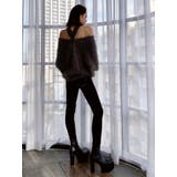 オフショルシャギーチョーカーニット TOPS | GYDA | 詳細画像12