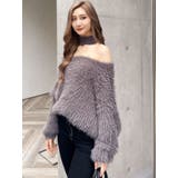 オフショルシャギーチョーカーニット TOPS | GYDA | 詳細画像2