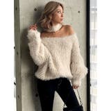 オフショルシャギーチョーカーニット TOPS | GYDA | 詳細画像21