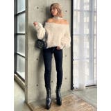 オフショルシャギーチョーカーニット TOPS | GYDA | 詳細画像23