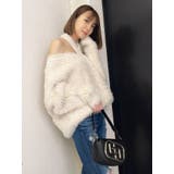 オフショルシャギーチョーカーニット TOPS | GYDA | 詳細画像26