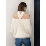 オフショルシャギーチョーカーニット TOPS | GYDA | 詳細画像30