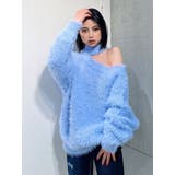 オフショルシャギーチョーカーニット TOPS | GYDA | 詳細画像44