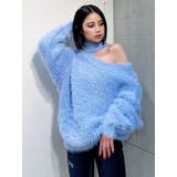 オフショルシャギーチョーカーニット TOPS | GYDA | 詳細画像45