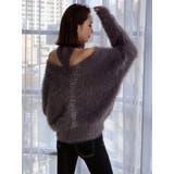 オフショルシャギーチョーカーニット TOPS | GYDA | 詳細画像9