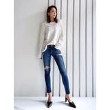 クラッシュ LOOSE ニットトップス | GYDA | 詳細画像12