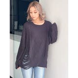 クラッシュ LOOSE ニットトップス | GYDA | 詳細画像24