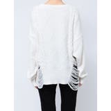 クラッシュ LOOSE ニットトップス | GYDA | 詳細画像39