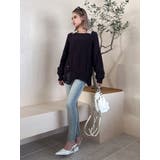 クラッシュ LOOSE ニットトップス | GYDA | 詳細画像5