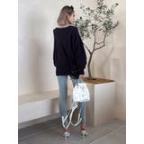 クラッシュ LOOSE ニットトップス | GYDA | 詳細画像7