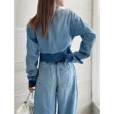 【TINY】Square gyda 2ラインデニムショートブルゾン | GYDA | 詳細画像13 