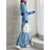 【TINY】Square gyda 2ラインデニムショートブルゾン | GYDA | 詳細画像20 