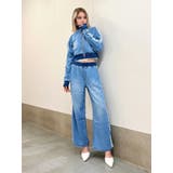 【TINY】Square gyda 2ラインデニムショートブルゾン | GYDA | 詳細画像9 